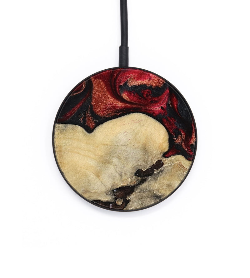 Circle Wood Wireless Charger - Reuben (Red, 799494)