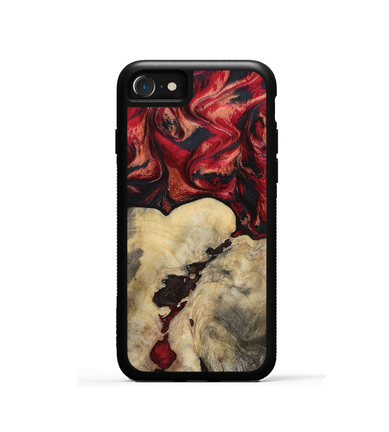 iPhone SE Wood Phone Case - Reuben (Red, 799494)