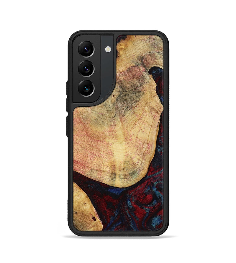 Galaxy S22 Wood Phone Case - Charley (Red, 799495)