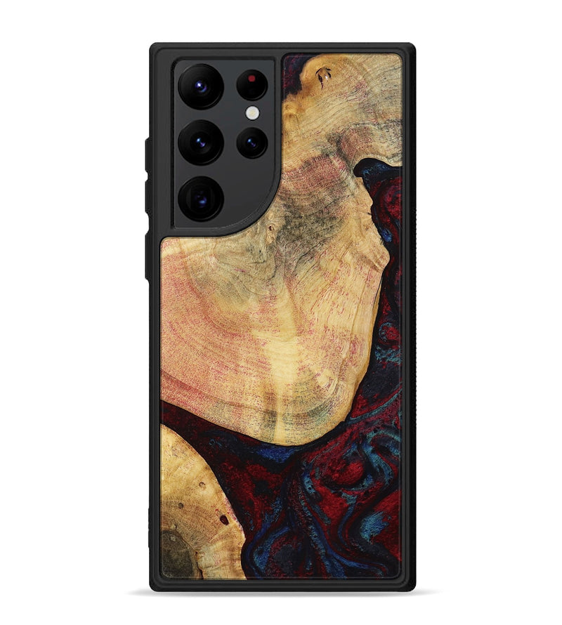 Galaxy S22 Ultra Wood Phone Case - Charley (Red, 799495)