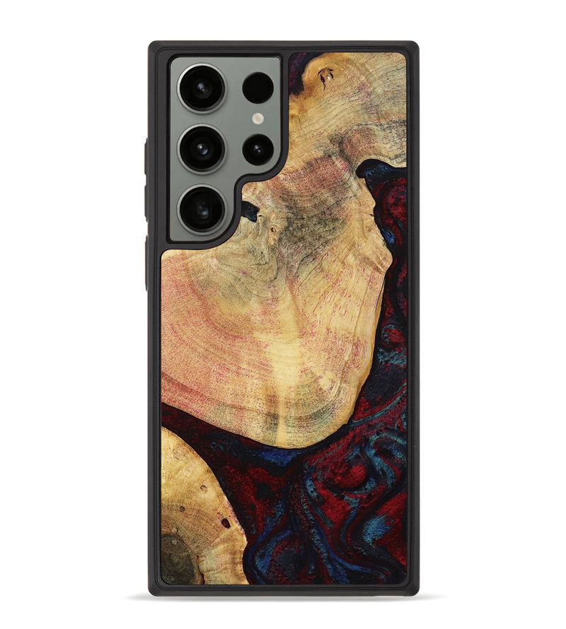 Galaxy S23 Ultra Wood Phone Case - Charley (Red, 799495)