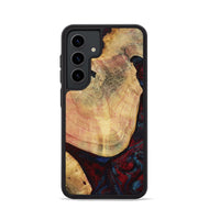 Galaxy S24 Wood Phone Case - Charley (Red, 799495)