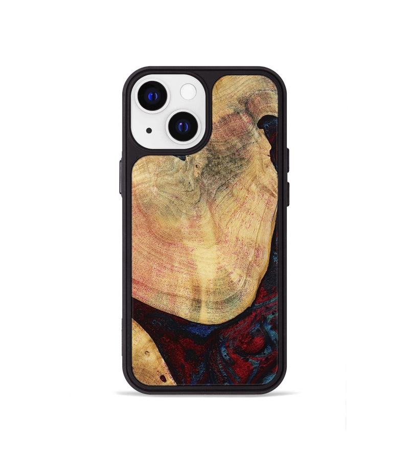 iPhone 13 mini Wood Phone Case - Charley (Red, 799495)