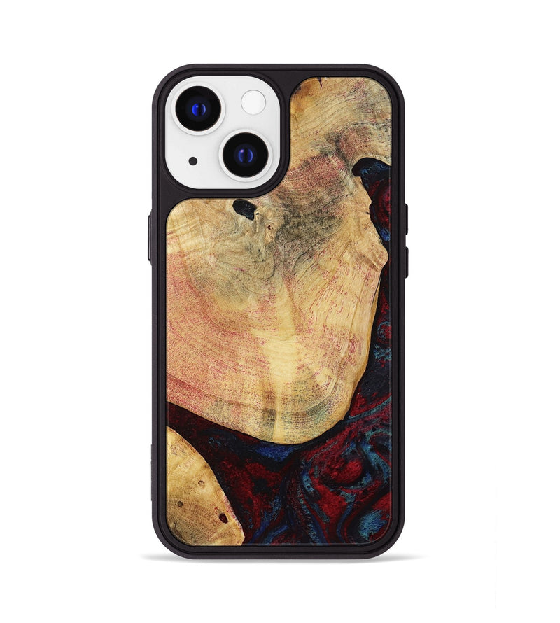 iPhone 13 Wood Phone Case - Charley (Red, 799495)