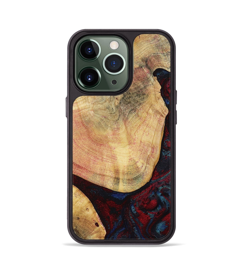 iPhone 13 Pro Wood Phone Case - Charley (Red, 799495)