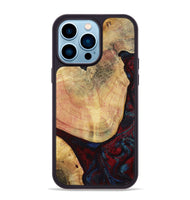 iPhone 14 Pro Max Wood Phone Case - Charley (Red, 799495)