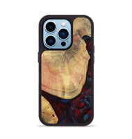iPhone 14 Pro Wood Phone Case - Charley (Red, 799495)