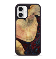 iPhone 16 Plus Wood Phone Case - Charley (Red, 799495)