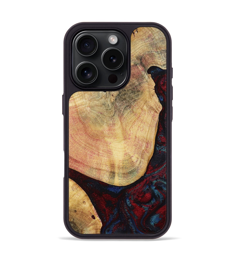 iPhone 16 Pro Wood Phone Case - Charley (Red, 799495)
