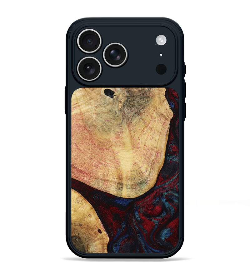 iPhone 17 Pro Max Wood Phone Case - Charley (Red, 799495)