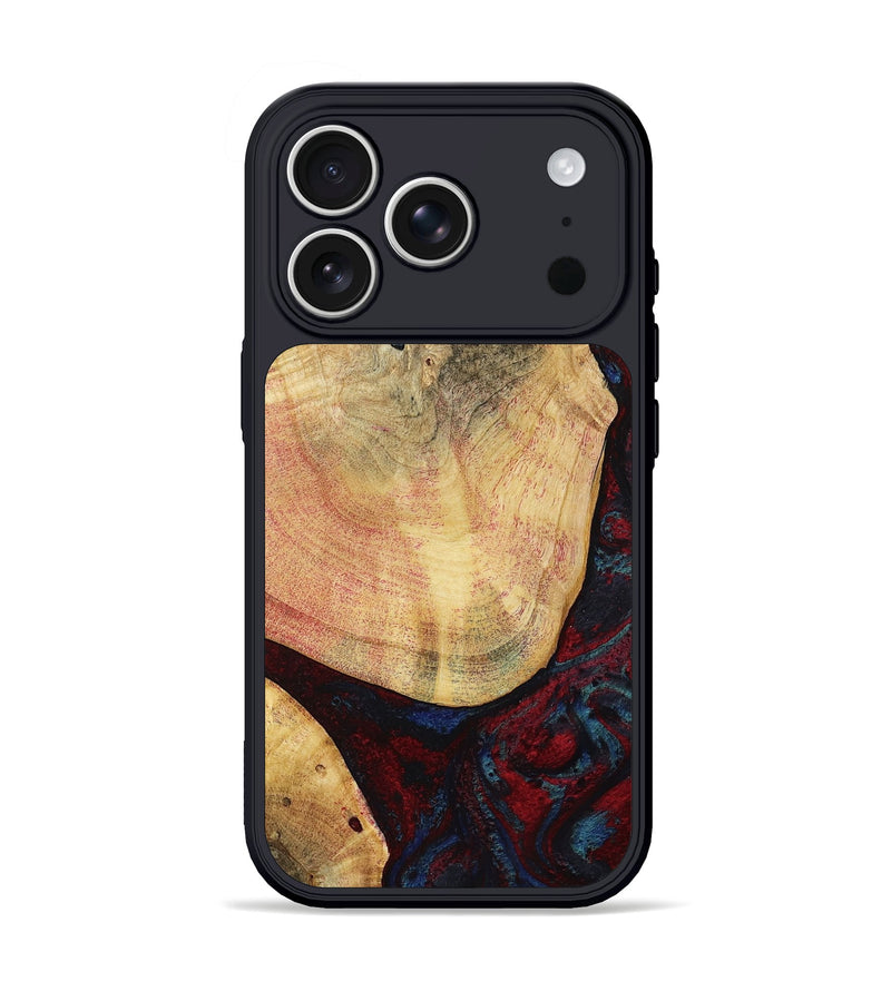 iPhone 17 Pro Wood Phone Case - Charley (Red, 799495)