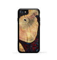 iPhone SE Wood Phone Case - Charley (Red, 799495)