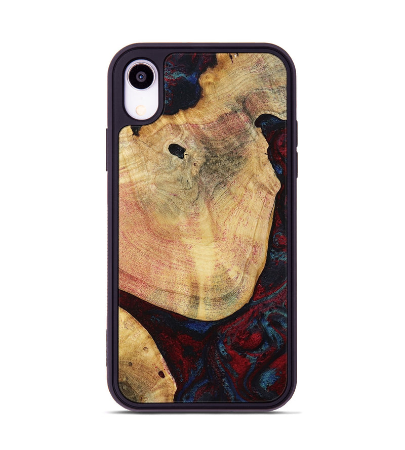 iPhone Xr Wood Phone Case - Charley (Red, 799495)