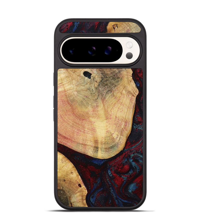 Pixel 9 Wood Phone Case - Charley (Red, 799495)