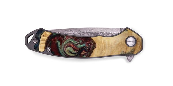 EDC Wood Pocket Knife - Jeffrey (Red, 799496)