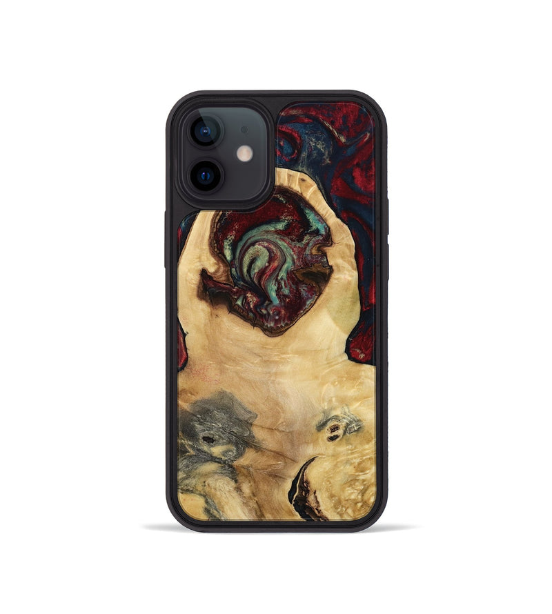 iPhone 12 mini Wood Phone Case - Jeffrey (Red, 799496)