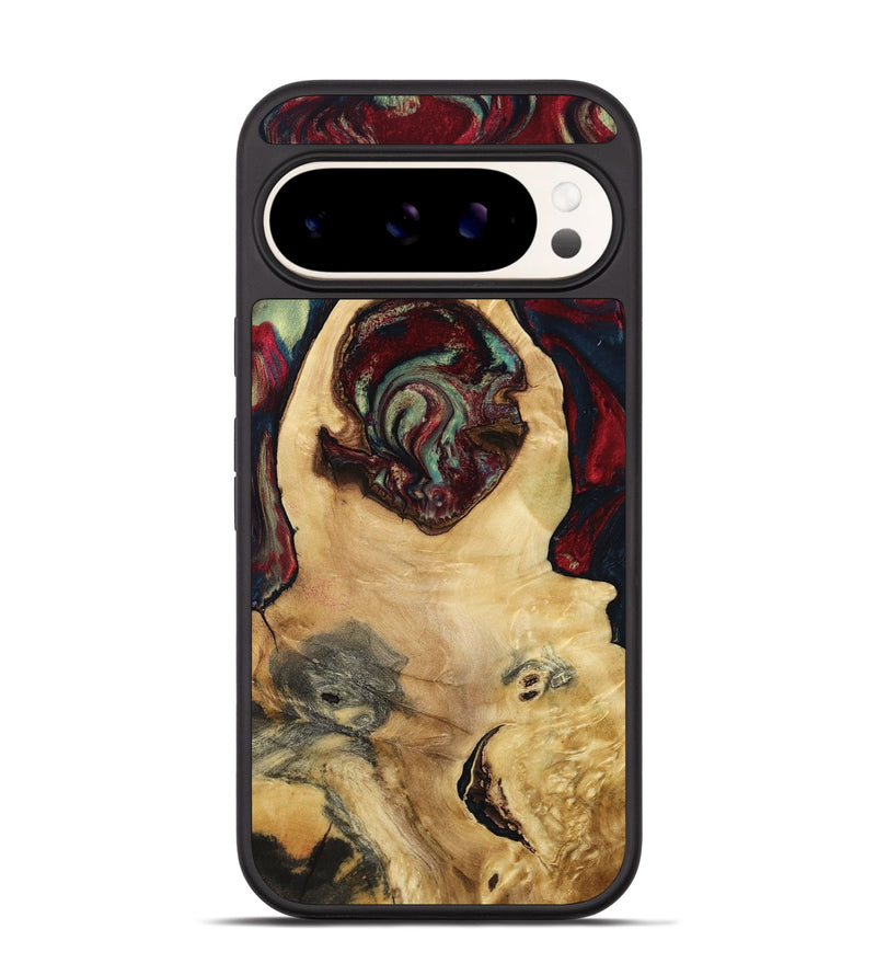 Pixel 9 Wood Phone Case - Jeffrey (Red, 799496)
