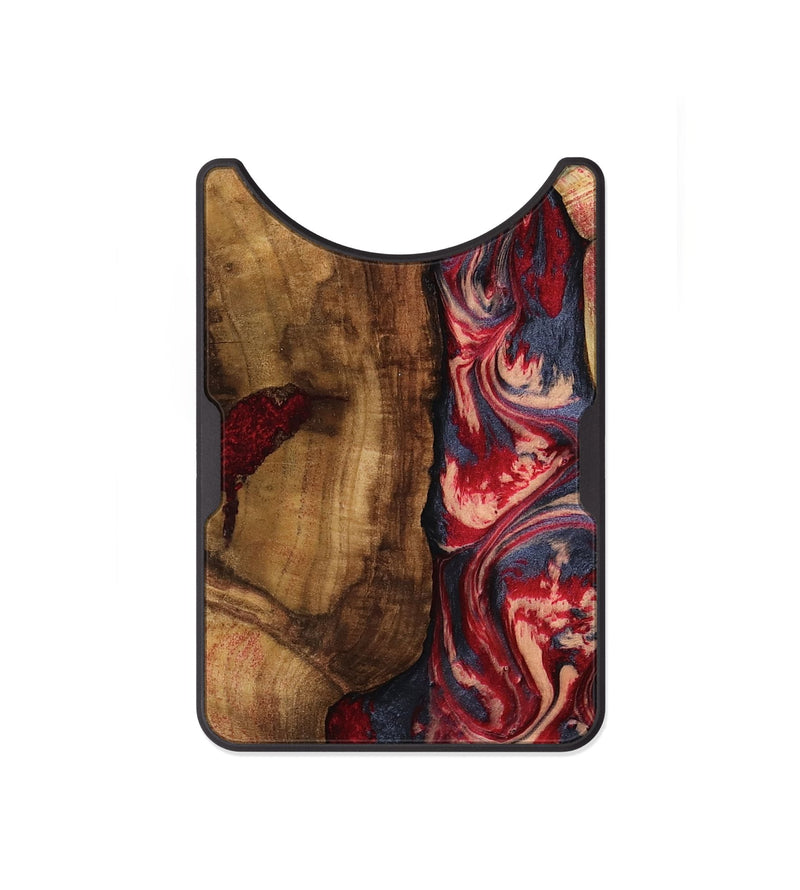 Alloy Wood Wallet - Avah (Red, 799497)