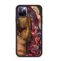 iPhone 11 Pro Max Wood Phone Case - Avah (Red, 799497)