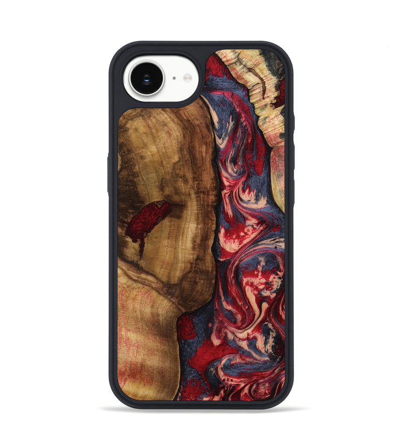 iPhone 16e Wood Phone Case - Avah (Red, 799497)