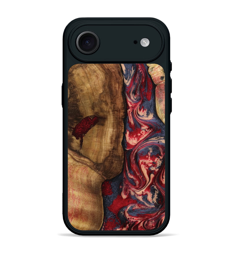 iPhone 17 Air Wood Phone Case - Avah (Red, 799497)