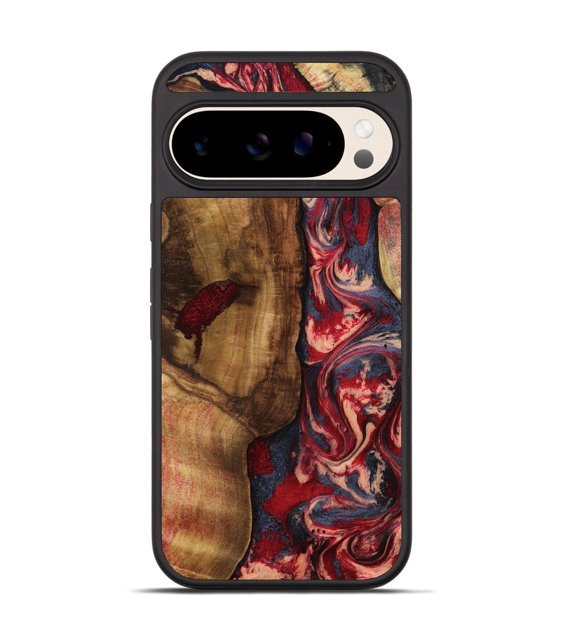 Pixel 10 Wood Phone Case - Avah (Red, 799497)
