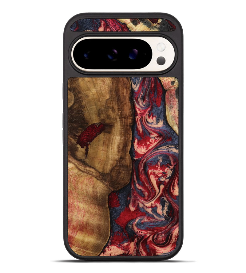 Pixel 10 Pro XL Wood Phone Case - Avah (Red, 799497)