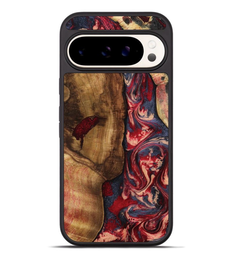 Pixel 9 Pro XL Wood Phone Case - Avah (Red, 799497)
