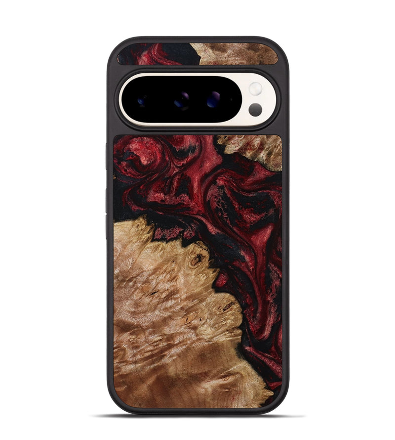 Pixel 9 Wood Phone Case - Lee (Red, 799498)
