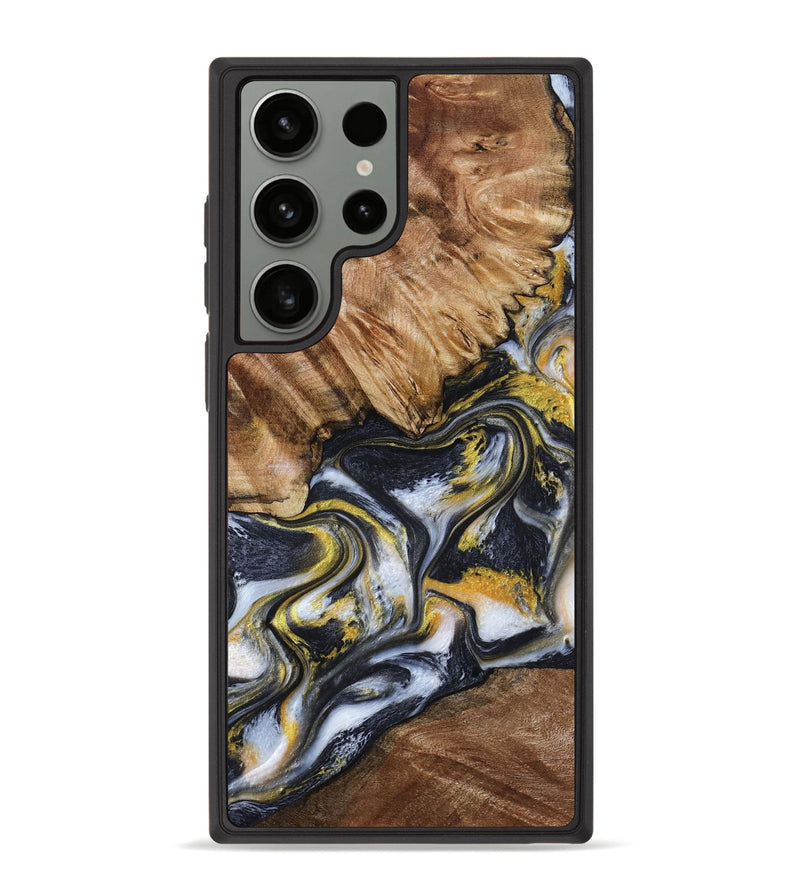 Galaxy S23 Ultra Wood Phone Case - Daniela (Black & White, 799500)