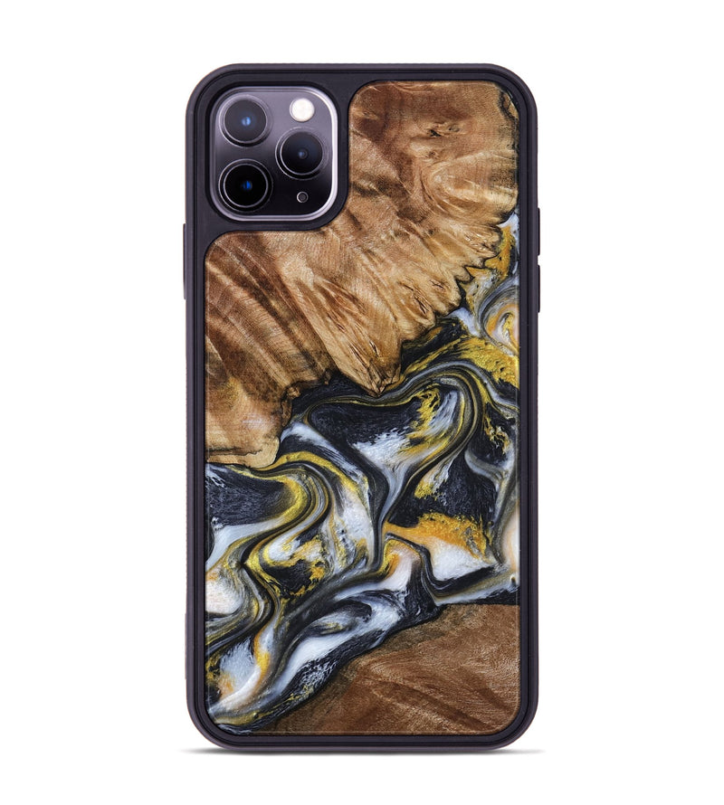 iPhone 11 Pro Max Wood Phone Case - Daniela (Black & White, 799500)