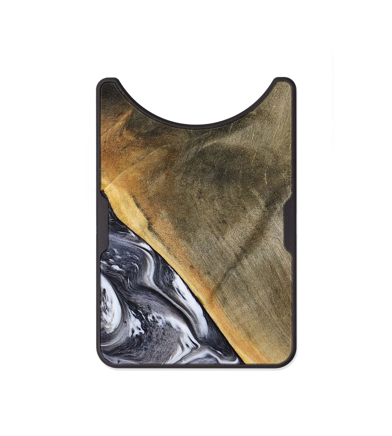 Alloy Wood Wallet - Telly (Black & White, 799502)