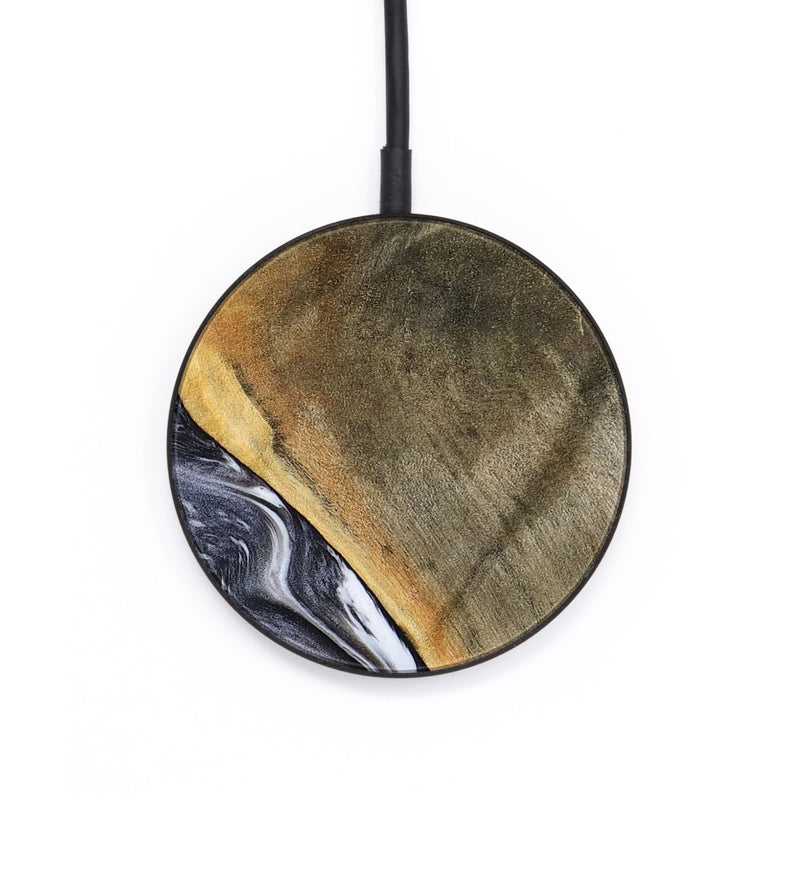 Circle Wood Wireless Charger - Telly (Black & White, 799502)