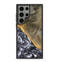 Galaxy S23 Ultra Wood Phone Case - Telly (Black & White, 799502)