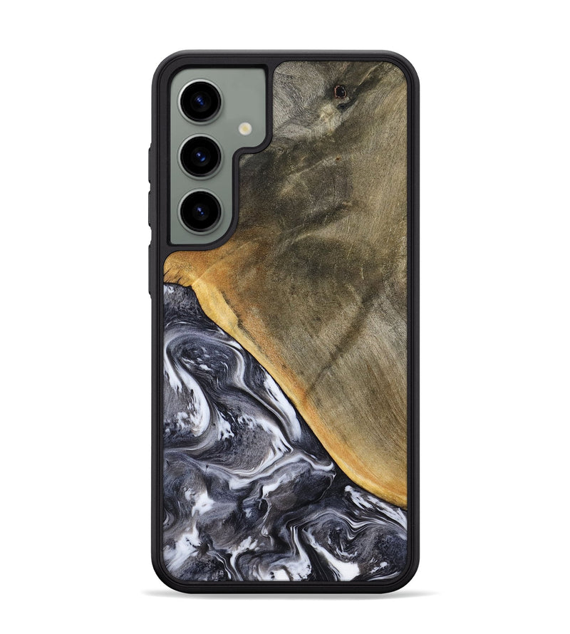 Galaxy S24 Plus Wood Phone Case - Telly (Black & White, 799502)