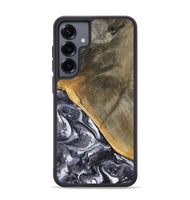 Galaxy S25 Plus Wood Phone Case - Telly (Black & White, 799502)