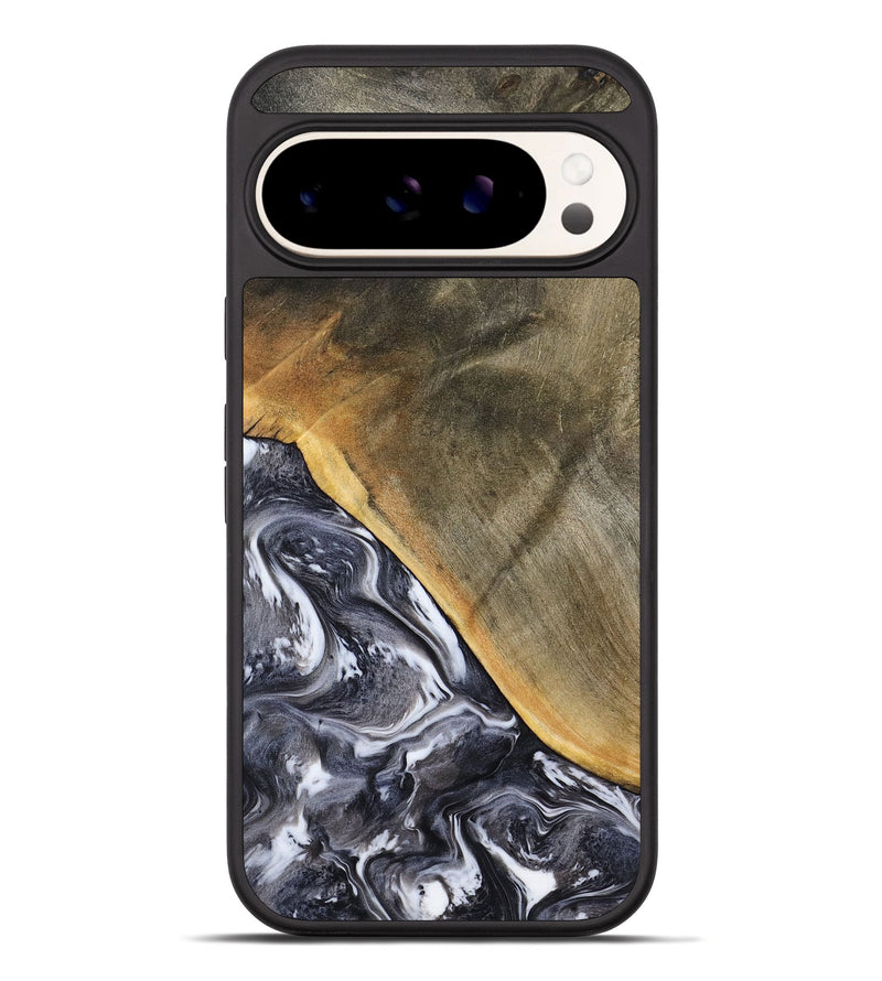 Pixel 10 Pro XL Wood Phone Case - Telly (Black & White, 799502)