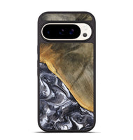 Pixel 9 Pro Wood Phone Case - Telly (Black & White, 799502)