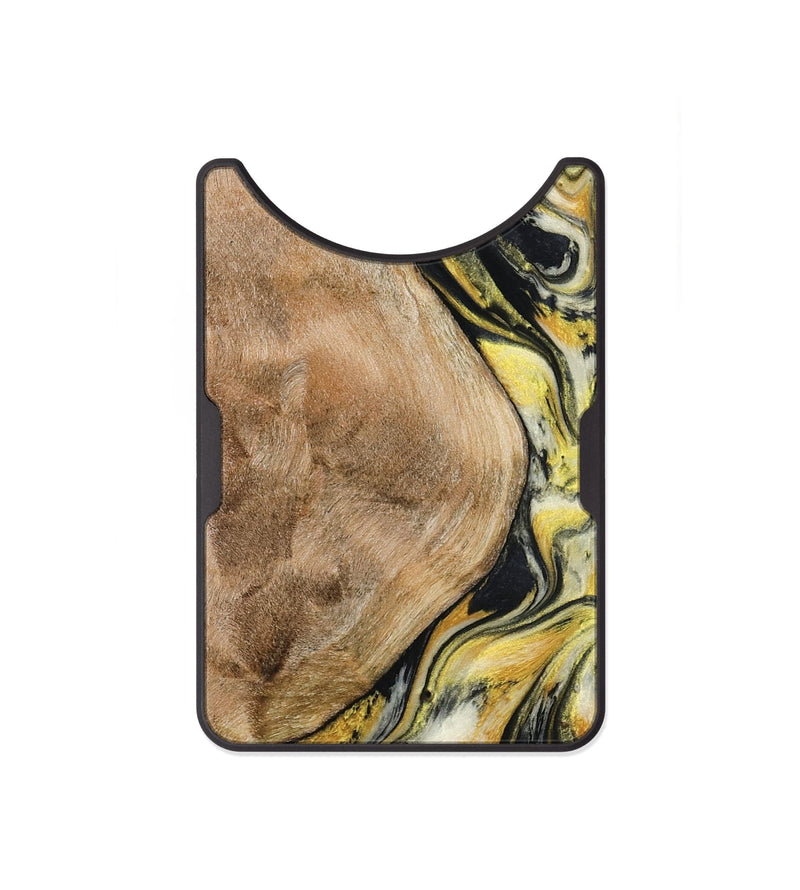 Alloy Wood Wallet - Fiona (Black & White, 799503)