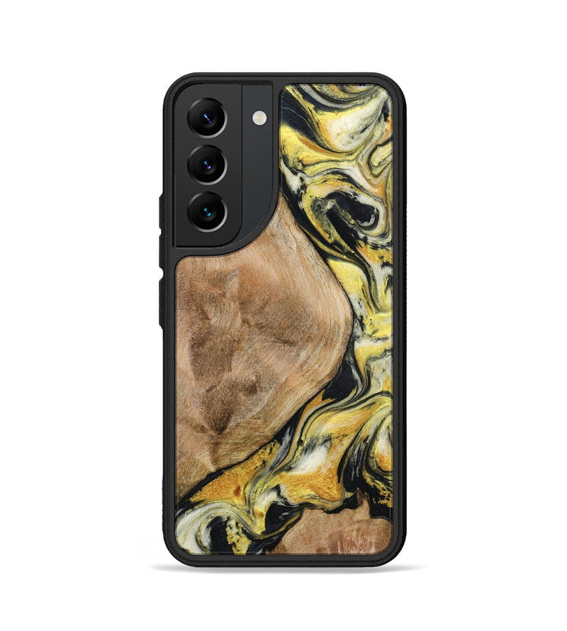 Galaxy S22 Wood Phone Case - Fiona (Black & White, 799503)