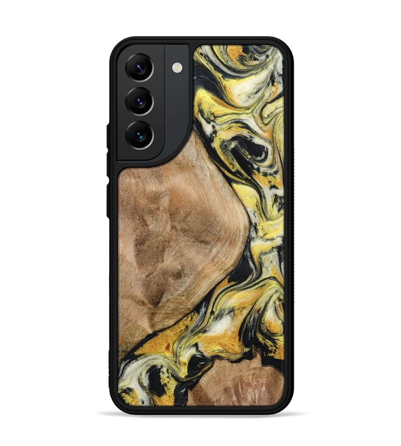 Galaxy S22 Plus Wood Phone Case - Fiona (Black & White, 799503)