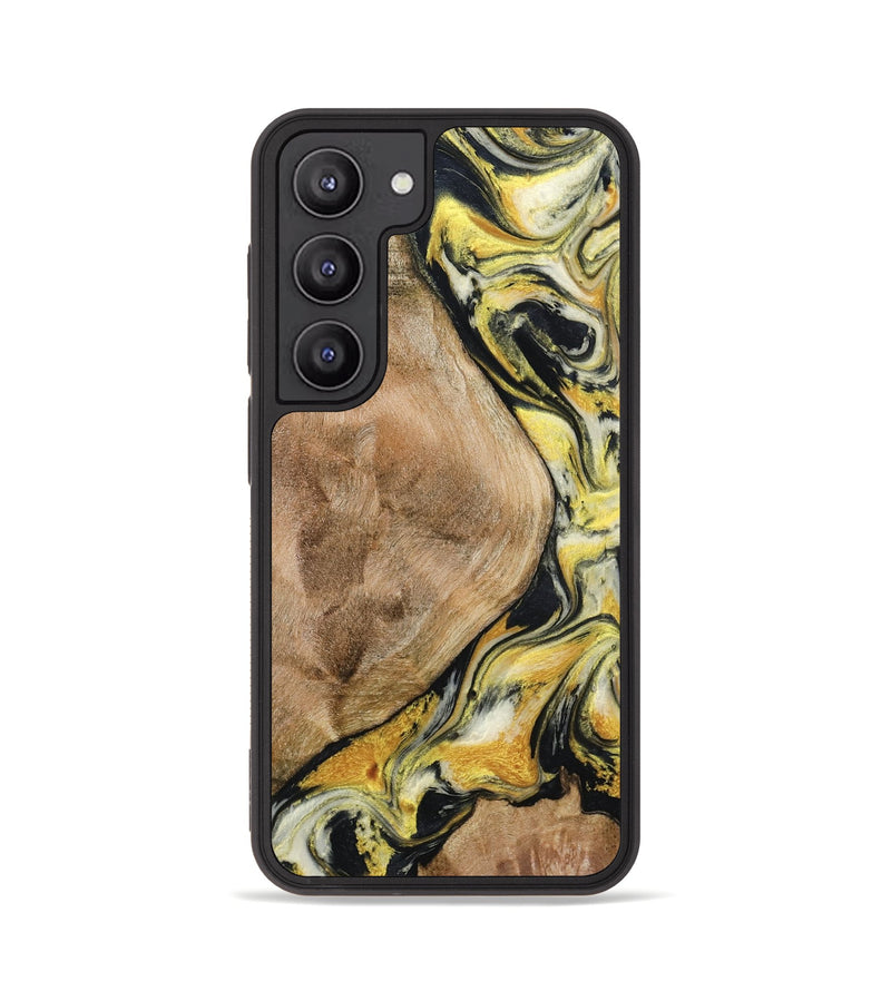 Galaxy S23 Wood Phone Case - Fiona (Black & White, 799503)