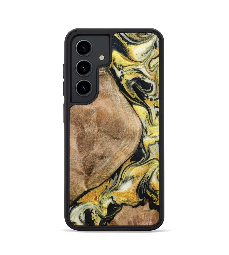 Galaxy S24 Wood Phone Case - Fiona (Black & White, 799503)