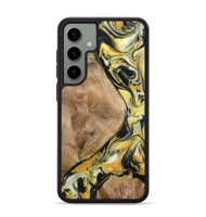 Galaxy S24 Plus Wood Phone Case - Fiona (Black & White, 799503)