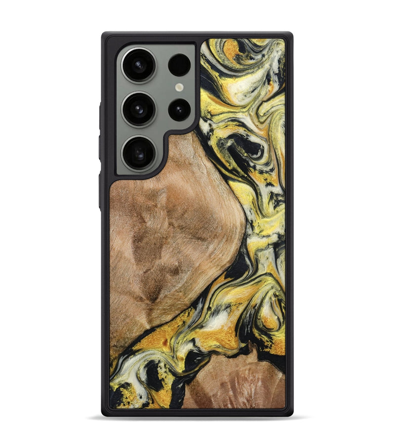 Galaxy S24 Ultra Wood Phone Case - Fiona (Black & White, 799503)