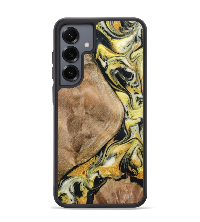 Galaxy S25 Plus Wood Phone Case - Fiona (Black & White, 799503)