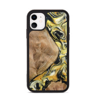iPhone 11 Wood Phone Case - Fiona (Black & White, 799503)