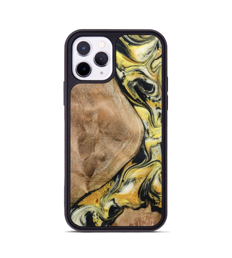 iPhone 11 Pro Wood Phone Case - Fiona (Black & White, 799503)