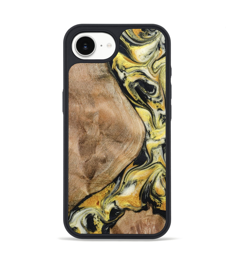 iPhone 16e Wood Phone Case - Fiona (Black & White, 799503)