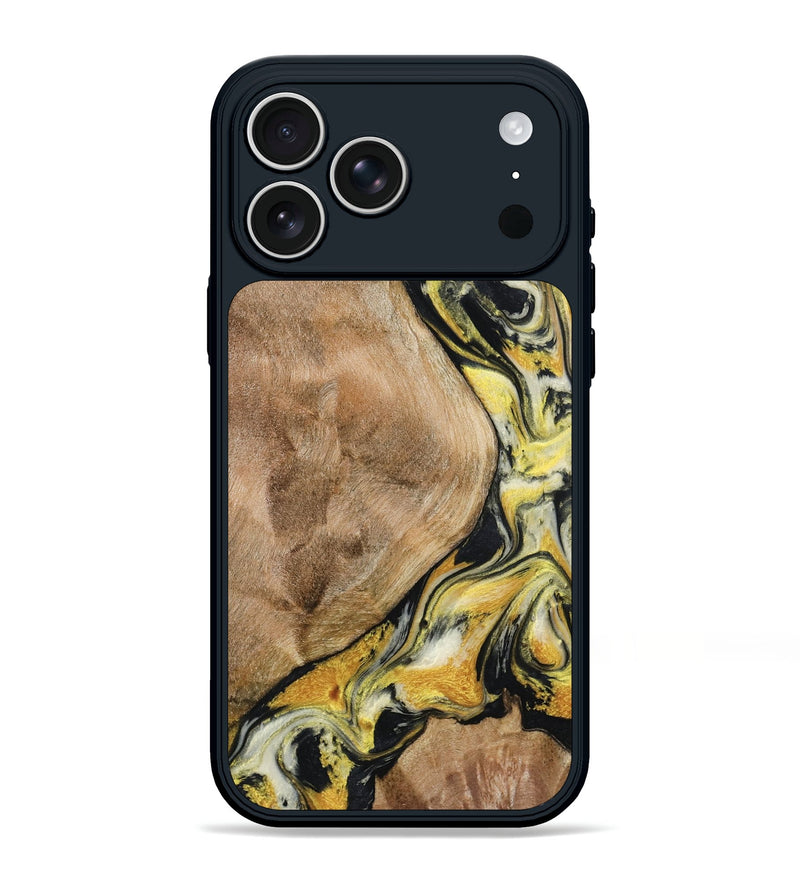 iPhone 17 Pro Max Wood Phone Case - Fiona (Black & White, 799503)